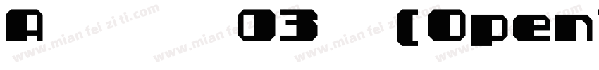 A思源黑体 03 中(OpenType TrueType)(Versi字体转换